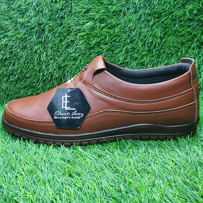 Brown Slip-on Boot