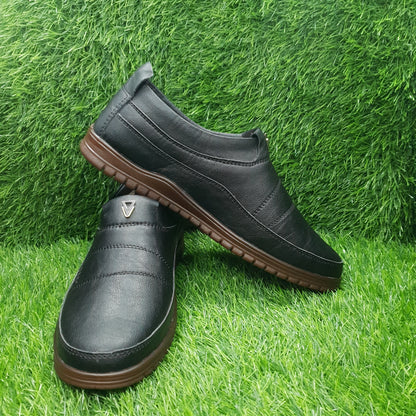 Black Slip-on Boot