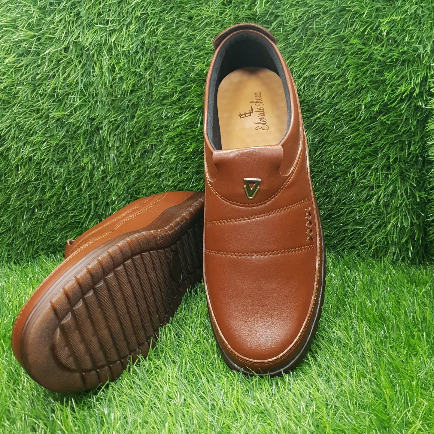 Brown Slip-on Boot