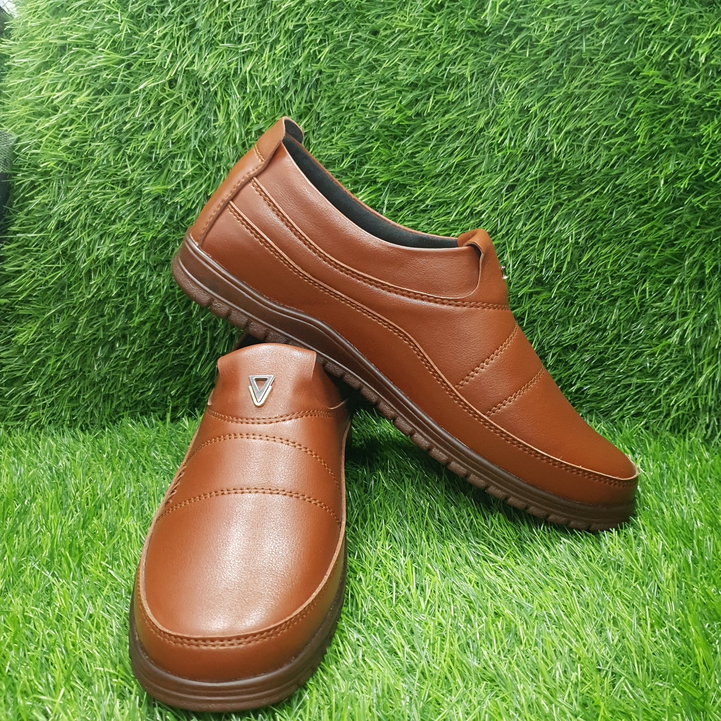 Brown Slip-on Boot